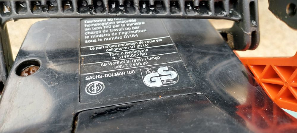 моторен трион sach dolmar 100  (Бензинова резачка)