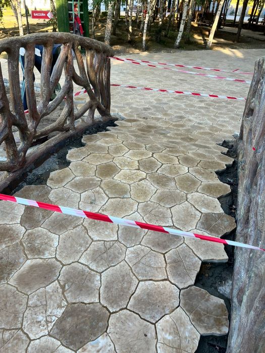 Брусчатка укладка