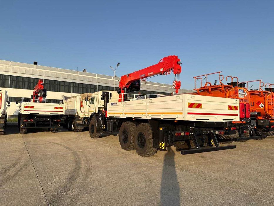 Кран манипулятор полноприводный КАМАЗ 43118 6х6 Вездеход В НАЛИЧИИ !!