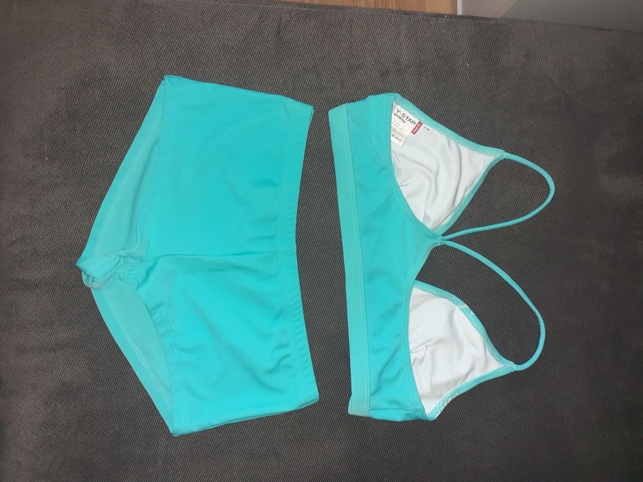 Дамски бански.Син.Нов.