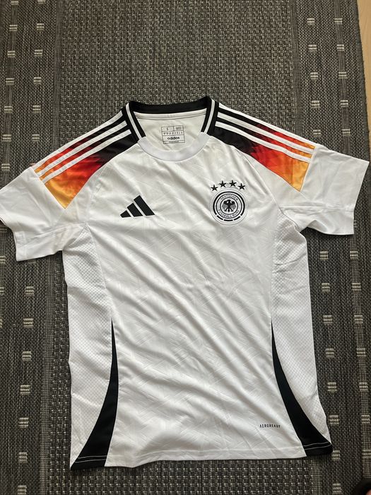 Germany Team Jersey Home Football Soccer Shirt 2024 Adidas White Men Size S