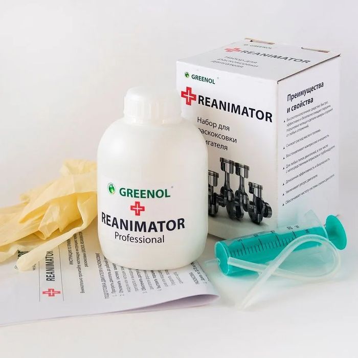 Раскоксовка двигателя -Reanimator, Greenol 450 мл