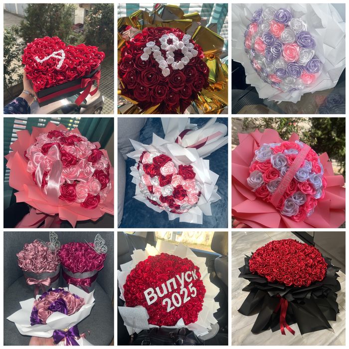 Свети Валентин| Ръчно изработени букети