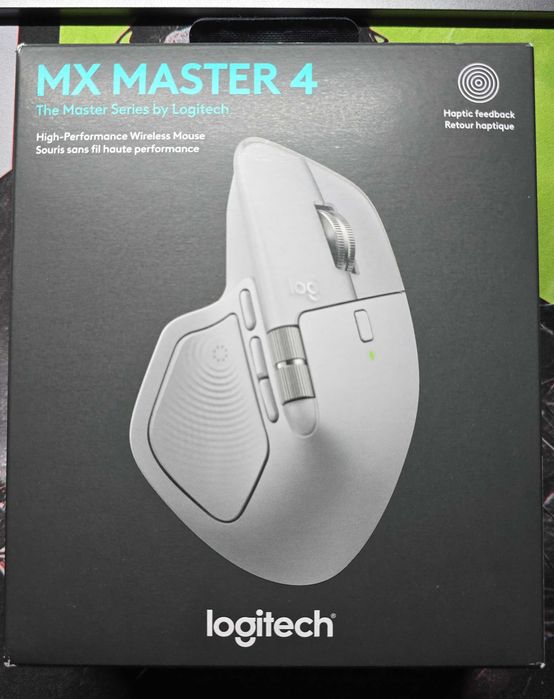 Logitech MX Master 4 Wireless Mouse Pale Gray