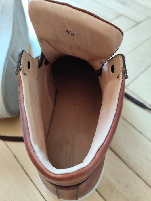 Santoni rocko италиански обувки от естествена кожа