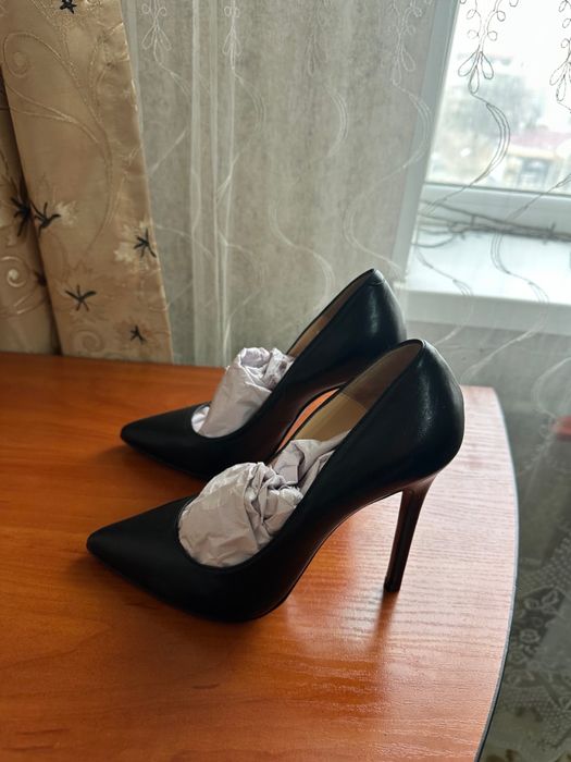 Туфли кожаные, лодочки