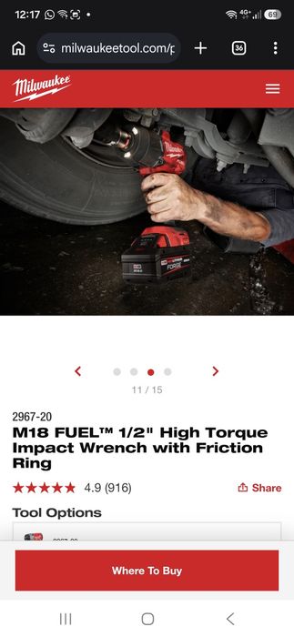 Гайковерт 2967-20 Milwaukee m18 оригинал срочно