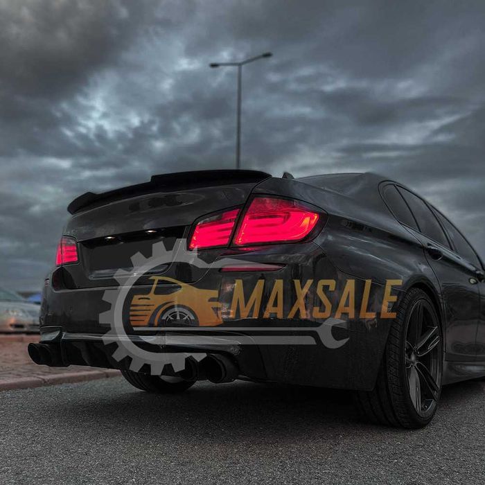 Спойлер за F10 багажник BMW 5 серия  черен гланц тунинг М5 нови