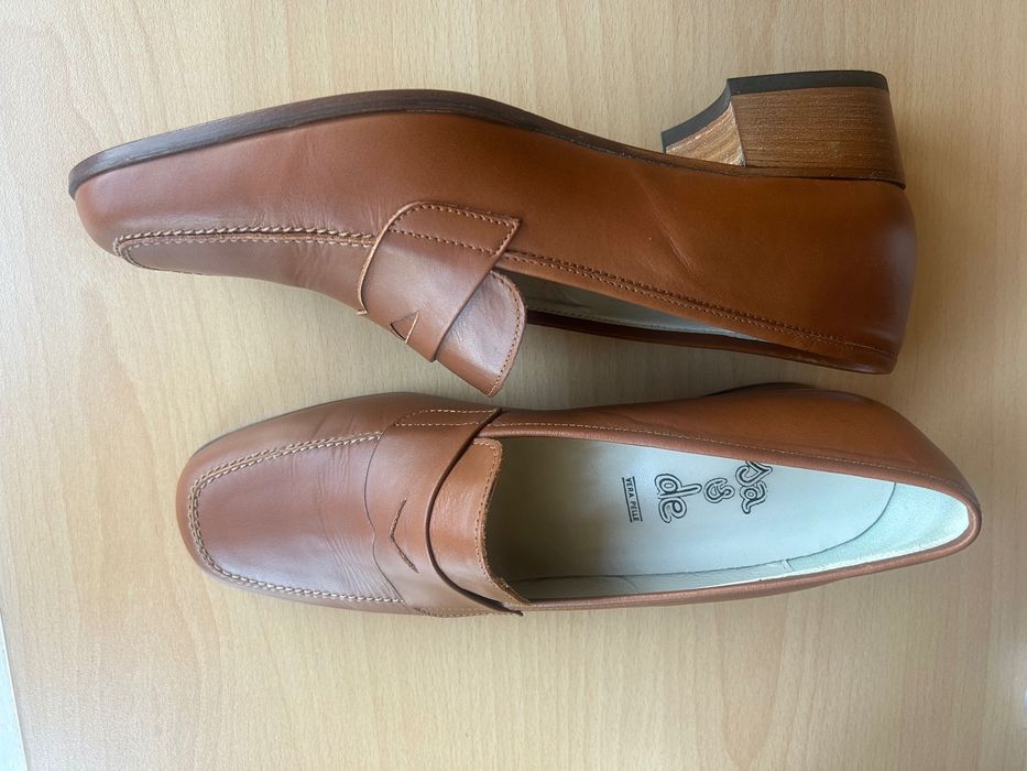 Кафяви обувки Vera Pelle-нови