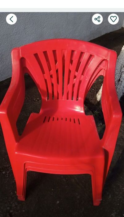 Scaune din plastic pt gradina/terasa