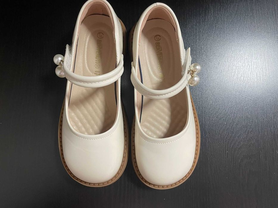Pantofi fete, Benvenuti, marimea 31, piele