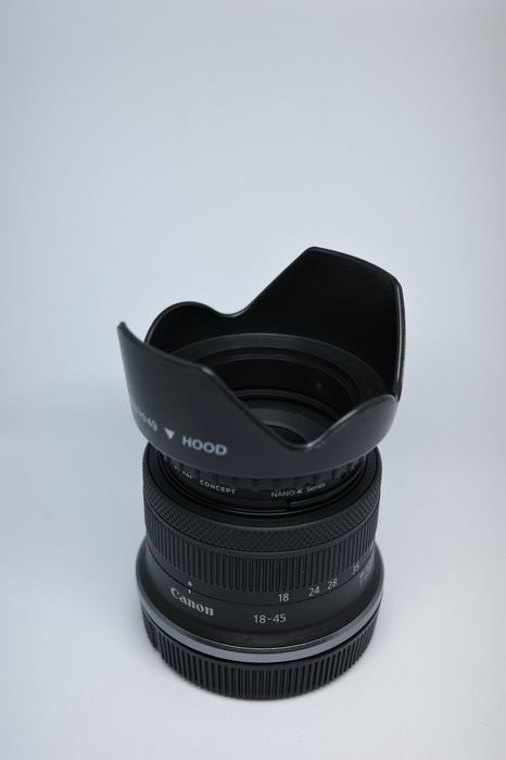 Обектив Canon RF S / RF-S 18-45 f/4.5-6.3 mm IS STM / Kit lens