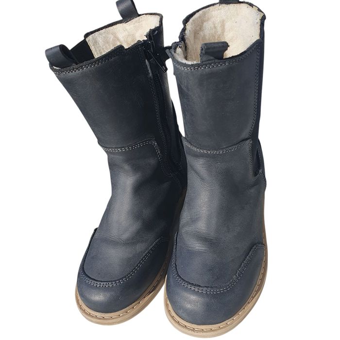 Cizme Wheat 30 Chelsea Sonni Tex, ghete piele căptușite cu lână