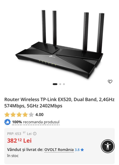 Router Modem WI FI Digi Tp Link EX520