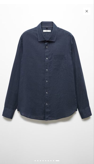 Camasa in 100% bleumarin Mango