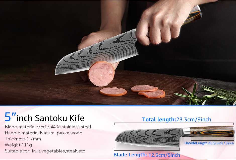 Нож Santoku Knife.  Japan