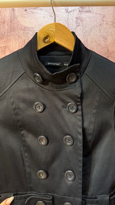 Trench de primăvară, bleumarin, elegant, Atmosphere, 38