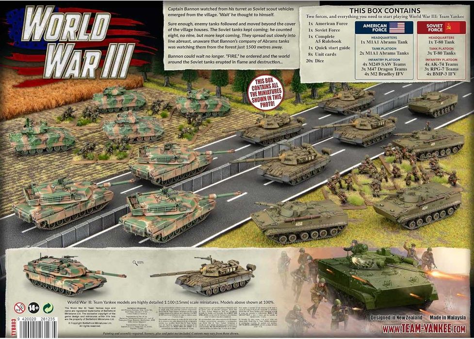 Flames of War Team Yankee World War III Starter Set