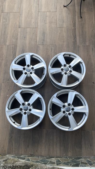 Jante 17 originale Audi R17 5x112 butuc 57,1 Jenți Genți Roți Aliaj Aluminium Set 4 jante Inchi Inci