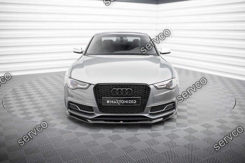 Prelungire fata lip Audi A5 8T SLINE S5 Facelift 2011-2015 v1 Maxton