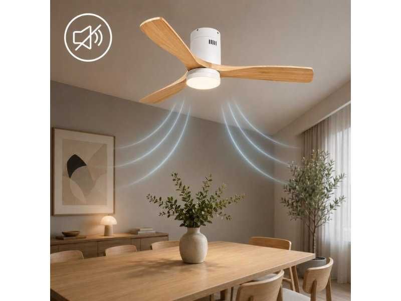 Таванен Вентилатор M Mimotec LM8090 - 40W, 132см, Бял