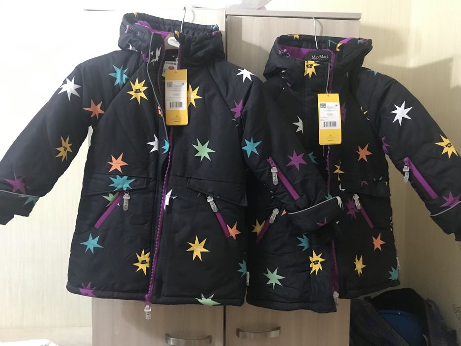 Куртки зимние на девочек Button Blue рост 128