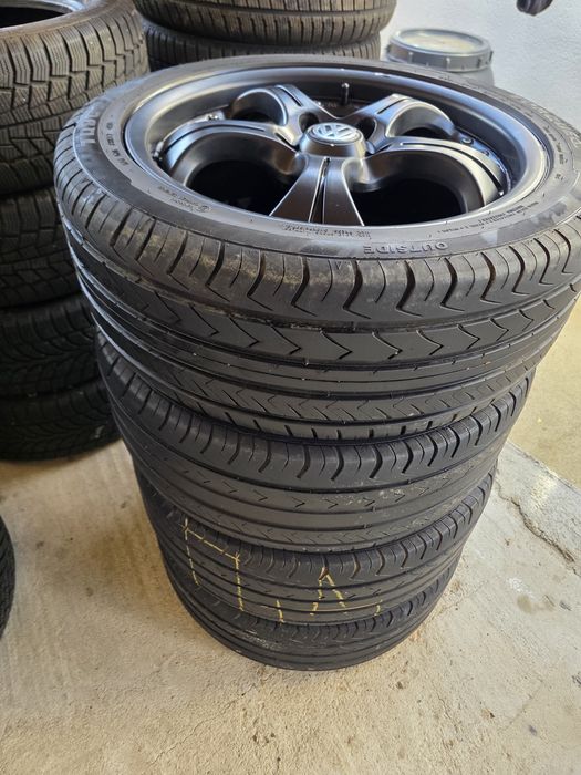 Джанти с гуми 5×112/17 vw golf pasat sharan touran