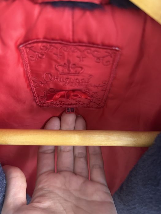 Эко шубка для девочек 9-10 лет, original Marines