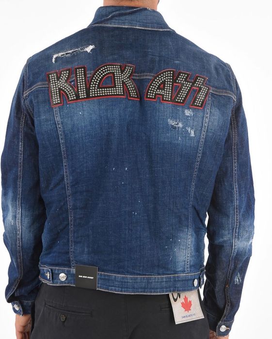 Dsquared2-Distressed Denim Dan Jacket