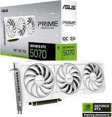 Видеокарта ASUS GeForce RTX 5070 PRIME WHITE OC Edition