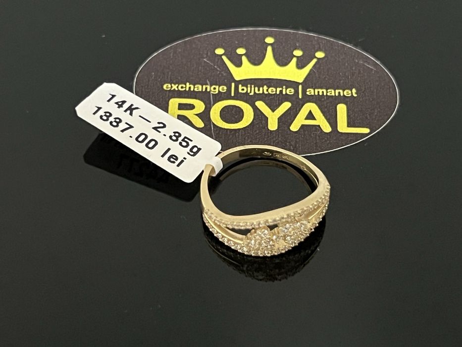 Bijuteria Royal CB : Inel dama aur 14k 2,35 grame