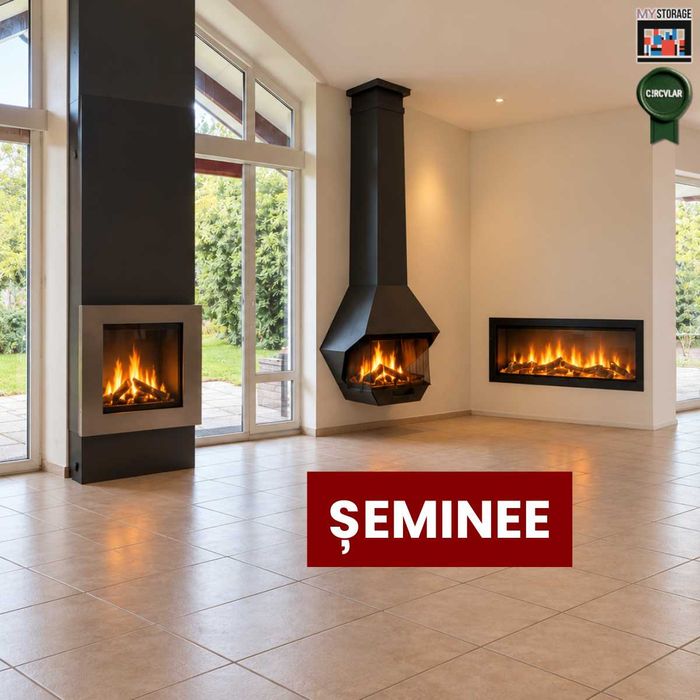 Șeminee pe lemne, electrice și pe gaz – de la 850 lei