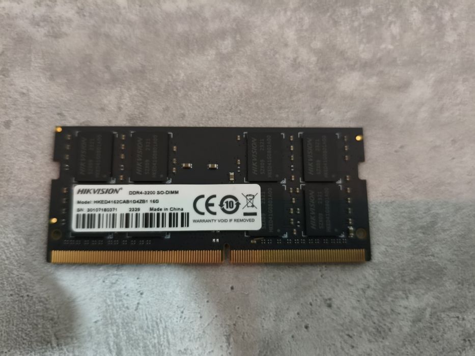 Оперативная память SO-DIMM DDR4 16GB 3200MHz (для ноутбука)