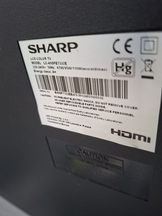 SHARP 49 инча Смарт телевизор