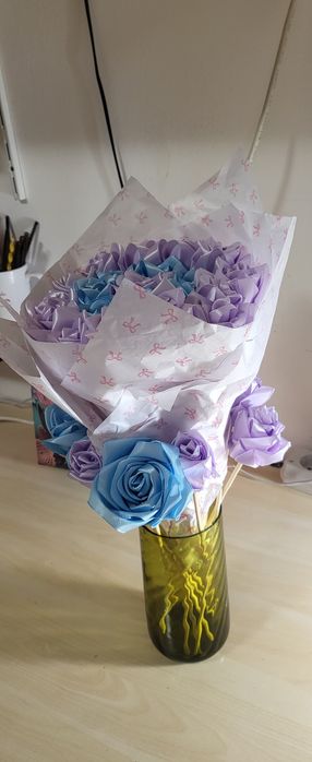 Buchet trandafiri panza