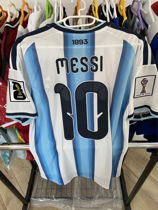 Tricou Argentina World Cup 26 home cu Messi