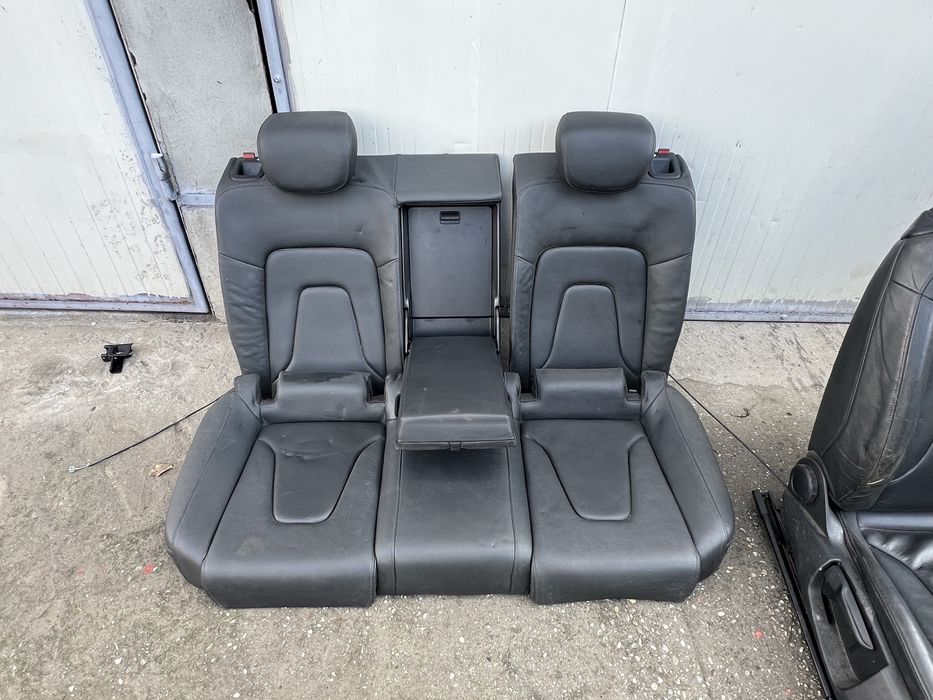 Interior Piele Audi A5 Neagra Coupe Scaune Banchete B8 8K 2007-2016
