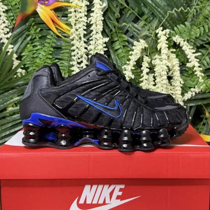 !НОВИ! Nike Shox TL | Black/Blue | + КУТИЯ
