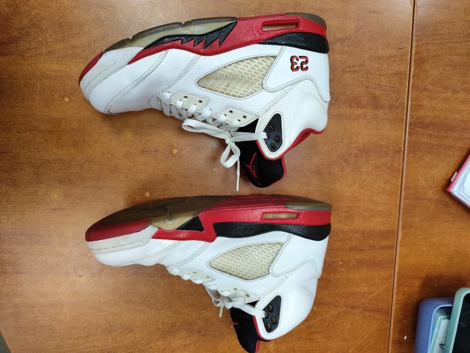 Air Jordan 5 Fire Red размер 43