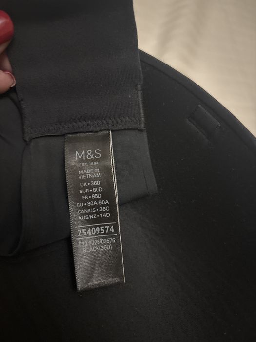 Body Invisibles Non Wired Strapless Bra Marks&Spencer бриджитка 80D