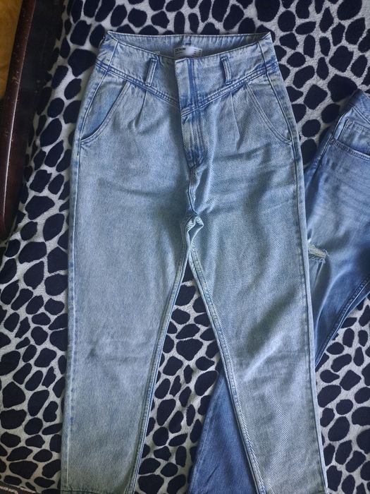 Blugi Berska cu talie înaltă