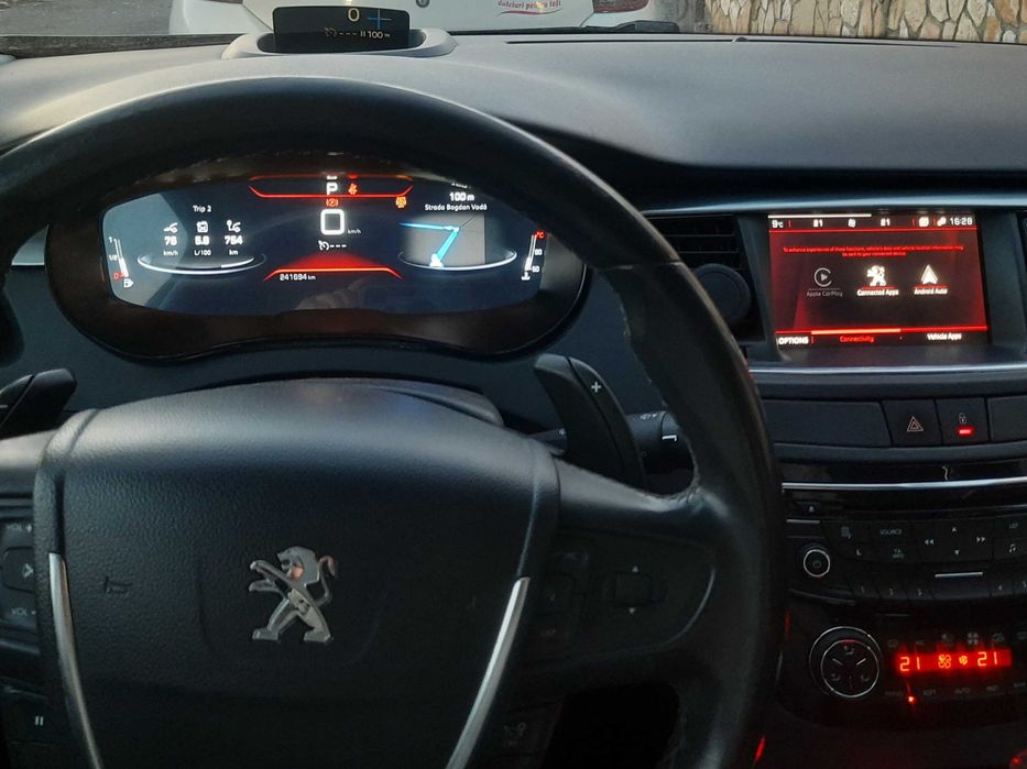 NAC Navigatie  Peugeot 508 AppleCarPlay Android auto inlocuieste RT6