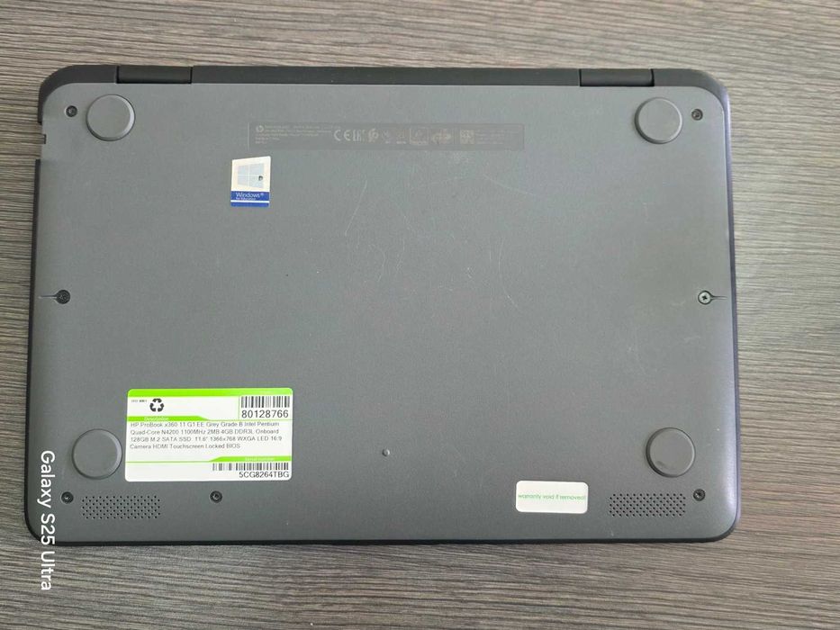 11.6" HP ProBook x360 11 G1 EE /4 ядрен Pentium N4200 /4GB / 128GB SSD