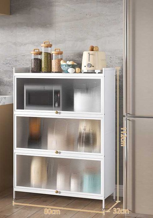 Металлические кухонные полки и шкаф / Metall oshxona polkasi va shkaf