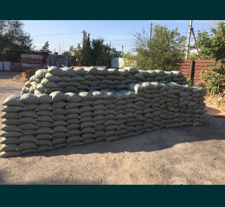 Цемент, Песок, Клинец, Щебень в мешках