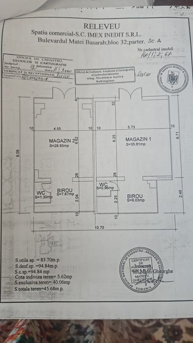 Spatiu ultracentral de inchiriat