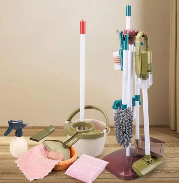 Детский набор для уборки, комплект для ролевых игр