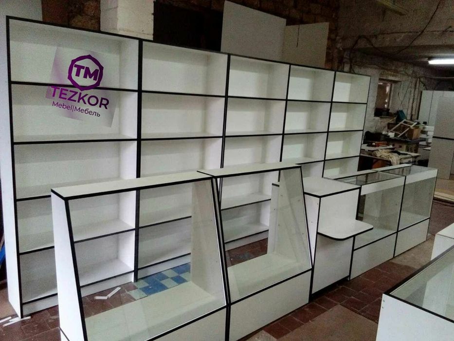 Oynali vitri mebel na zakaz magazin uchun