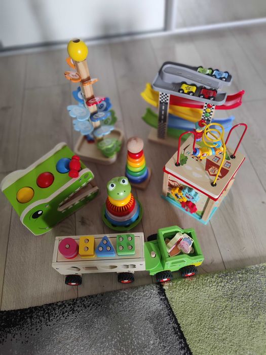 Jucării motricitate, din lemn