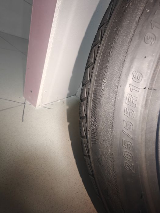 Комплект зимней резины и титановых дисков